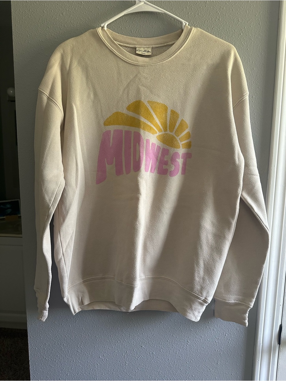 Midwest Graphic Cream Color Crewneck